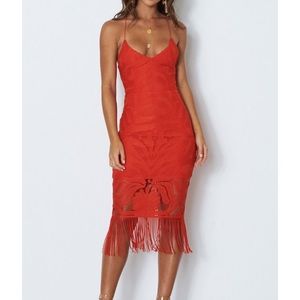 WHITEFOX BOUTIQUE red dress
